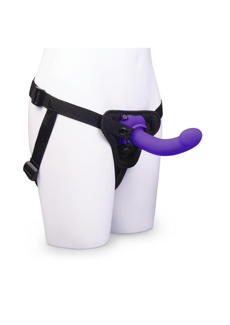 silicone strap on harness kit curved dildo couples sex toys