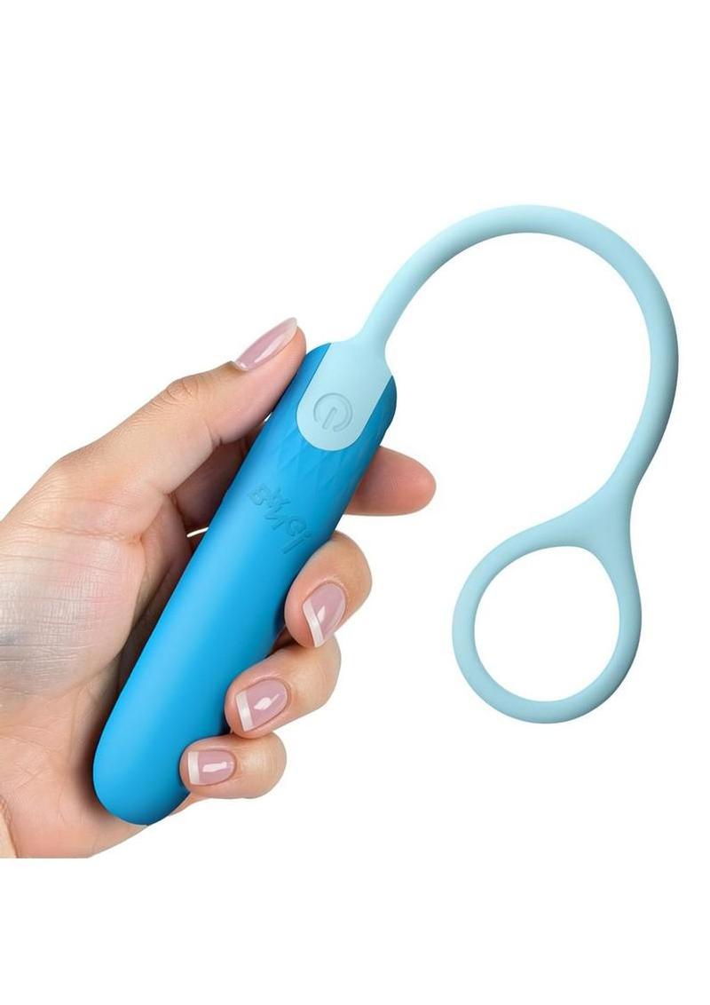 blue rechargeable mini vibrator