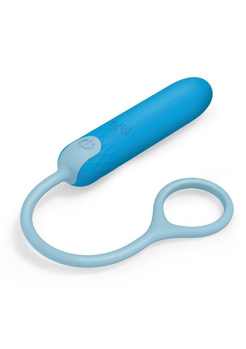 silicone bullet vibrator with cord blue