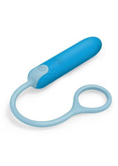 silicone bullet vibrator with cord blue