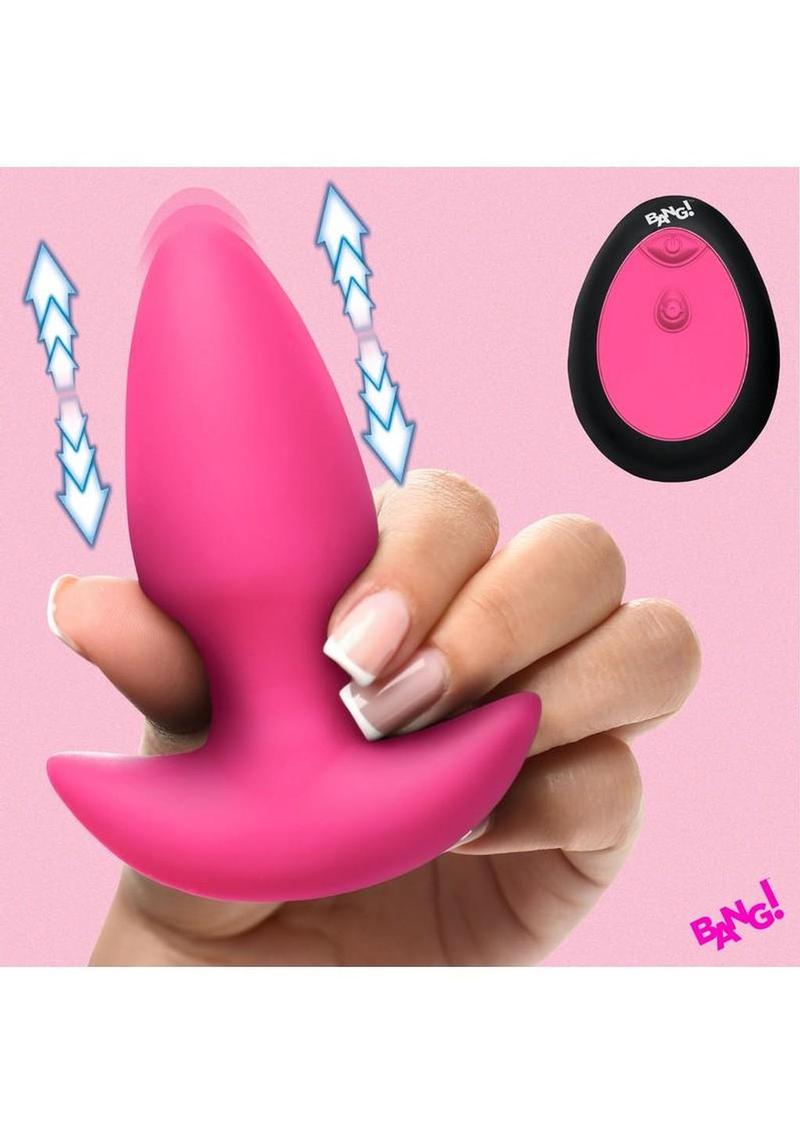 silicone thrusting plug with wireless remote control