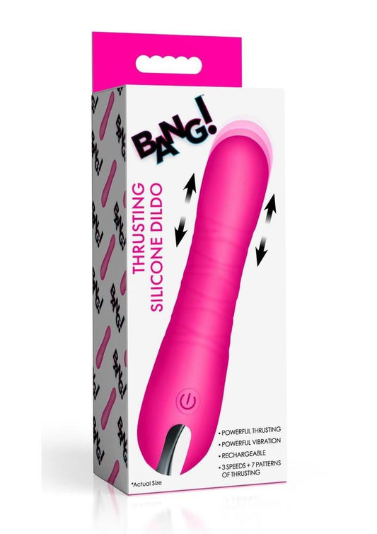 Best female sex toy featuring thrusting rechargeable design and waterproof silicone for powerful G spot stimulation