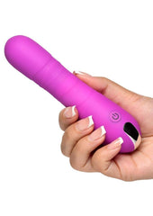 Powerful rechargeable vibrator made from premium silicone offering waterproof design for wet and wild fun