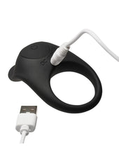 black vibrating cock ring stretch silicone adult toy store
