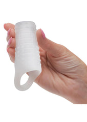 Comfortable cock and ball toy designed for enhanced girth and erotic performance play