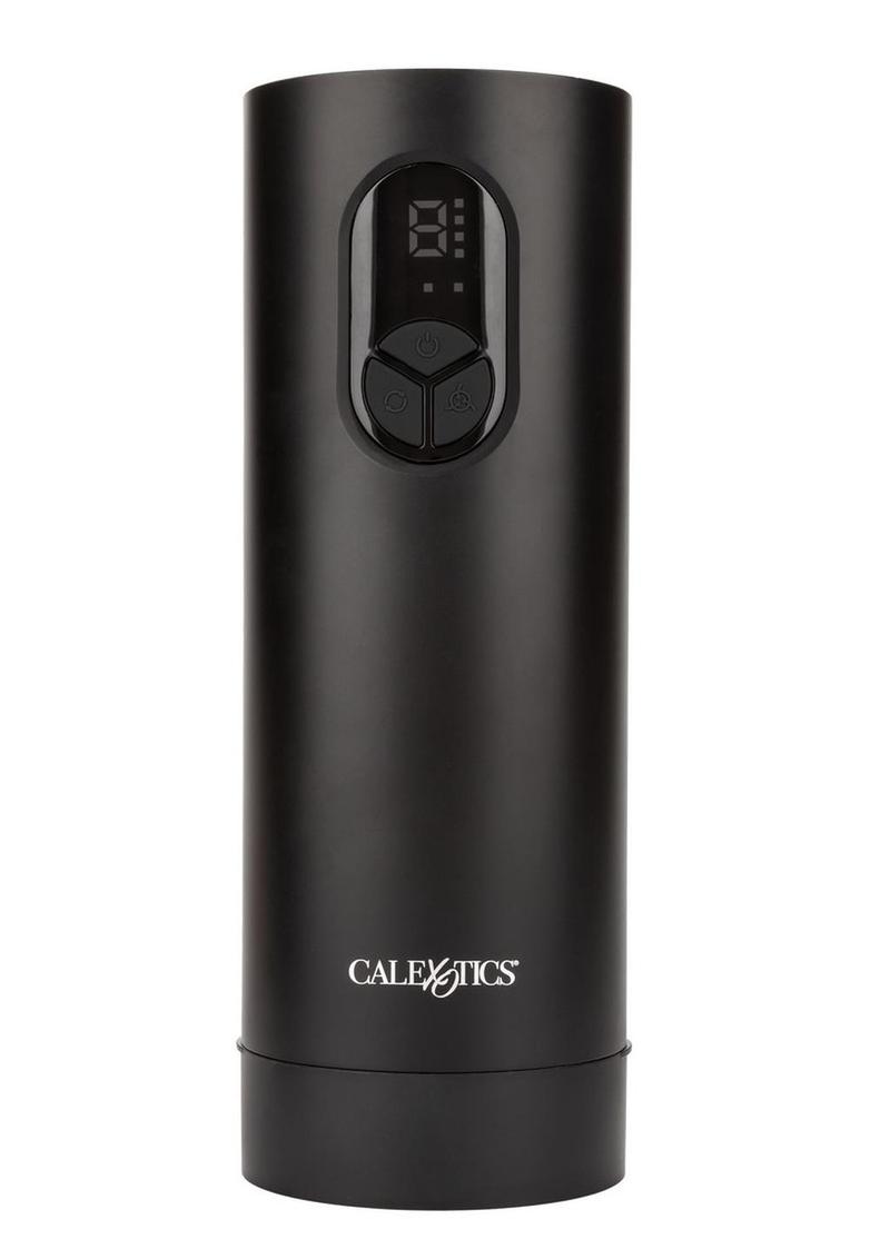 Bionic Vibro Stroker Rechargeable with Oscillation and Suction - Black