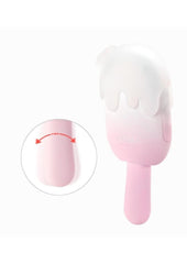 Bite Me Sucking Tapping and Vibrating Silicone Rechargeable Cream Pop Stimulator Vibrators for her