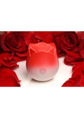 Bloomgasm Pulsing Petals Throbbing Silicone Rechargeable Rose Stimulator