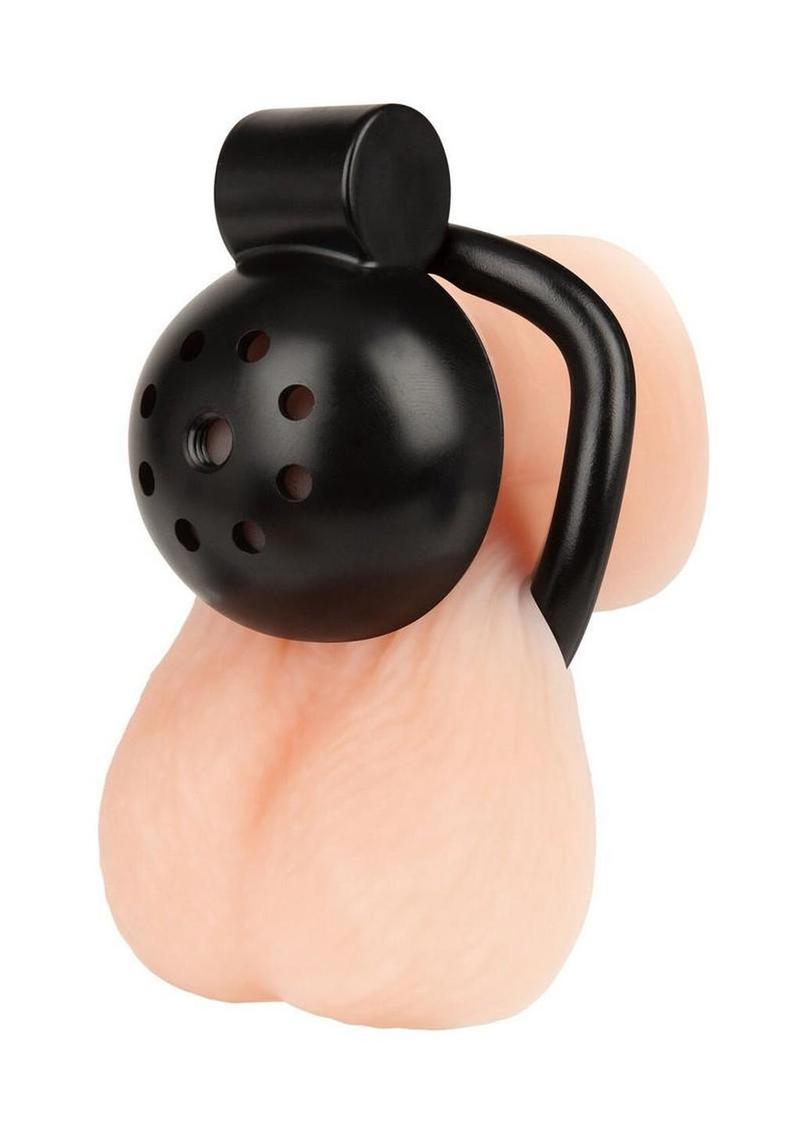Blueline Mini Cock Micro Chastity Cage - Black
