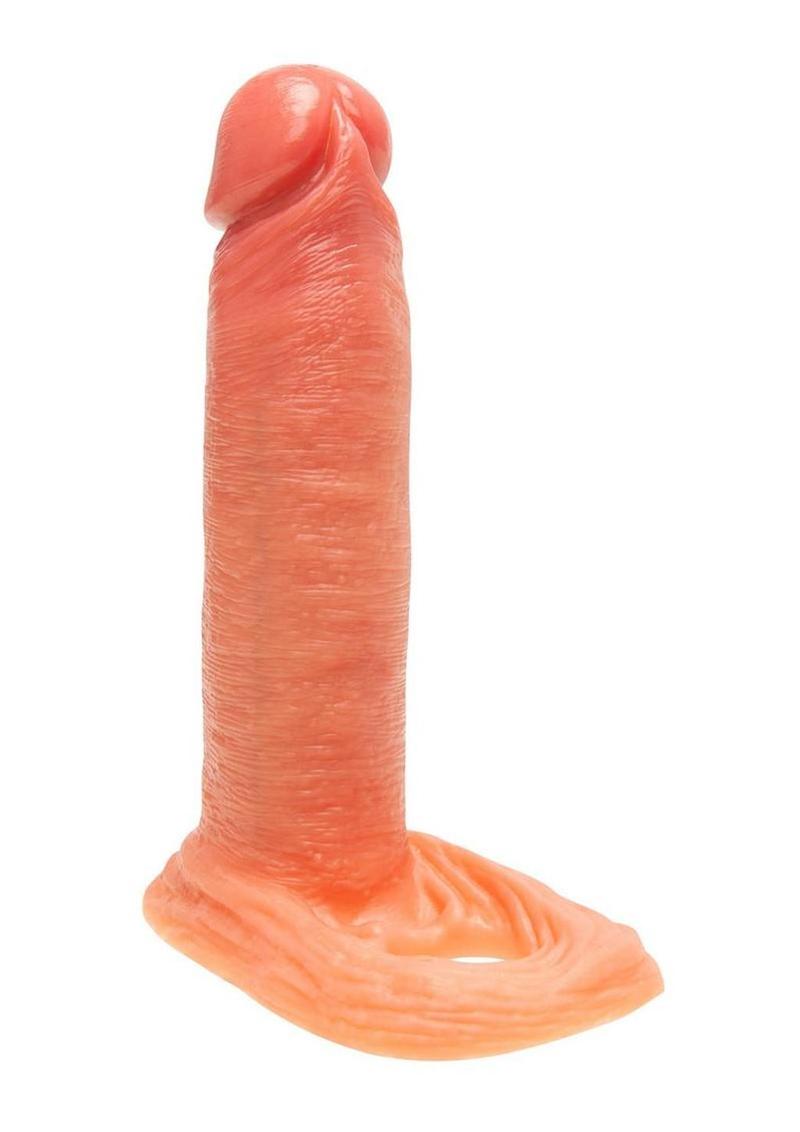 comfortable silicone penis enhancer with attached loop for stamina and extended wear sessions