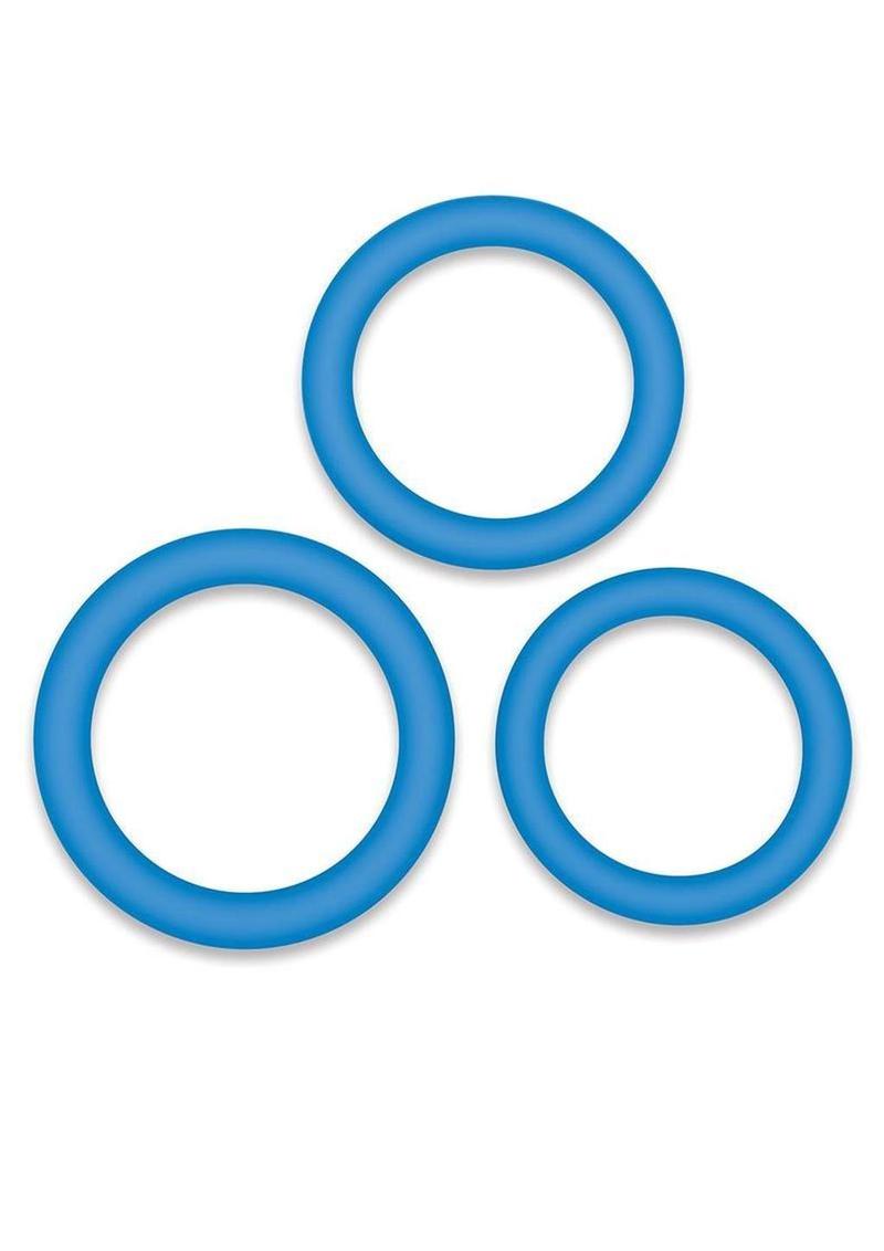 cock ring stretched to show elasticity