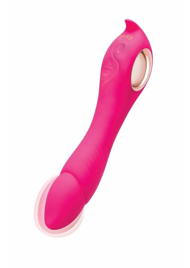 inflatable g spot vibrator rechargeable silicone