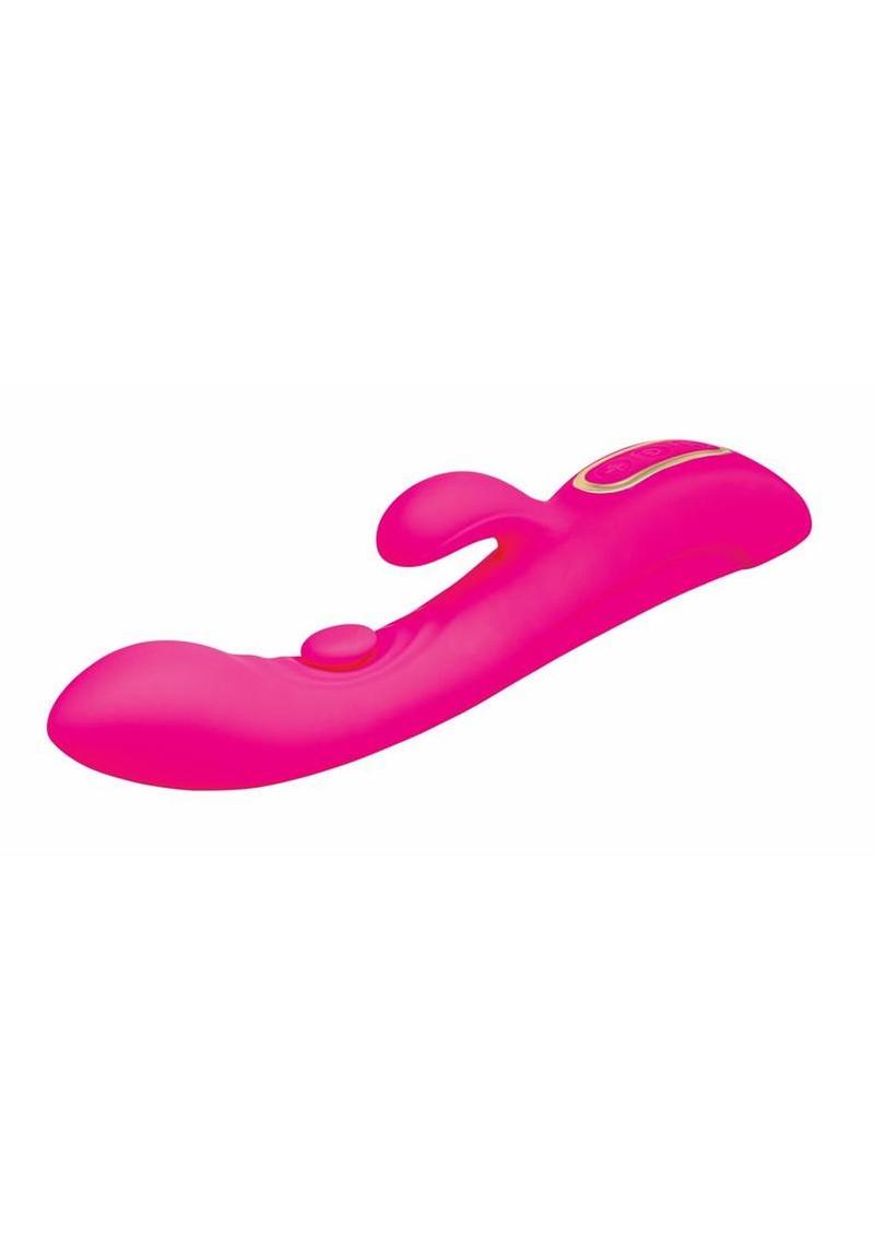 rabbit vibrator angled for G-spot targeting