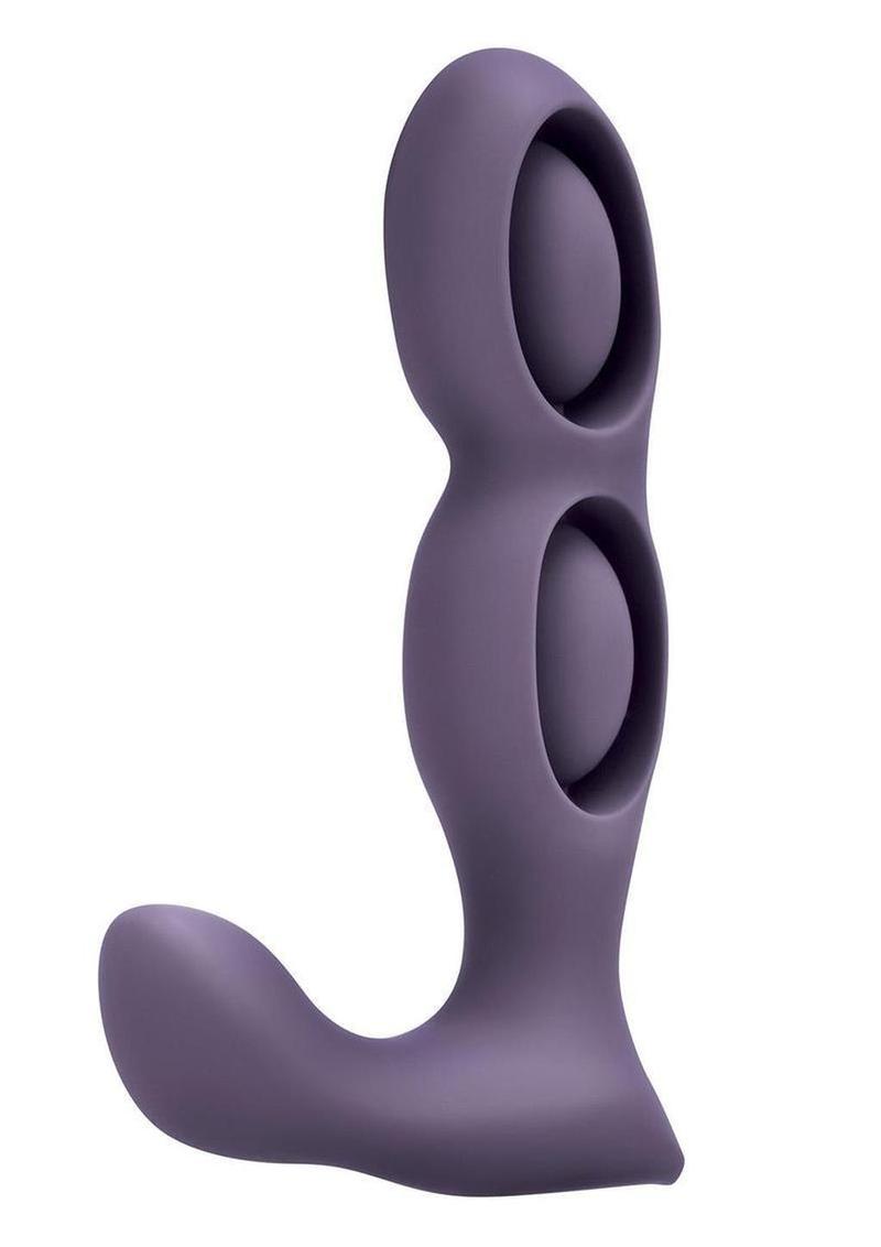 three point prostate vibrator purple