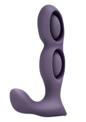 three point prostate vibrator purple