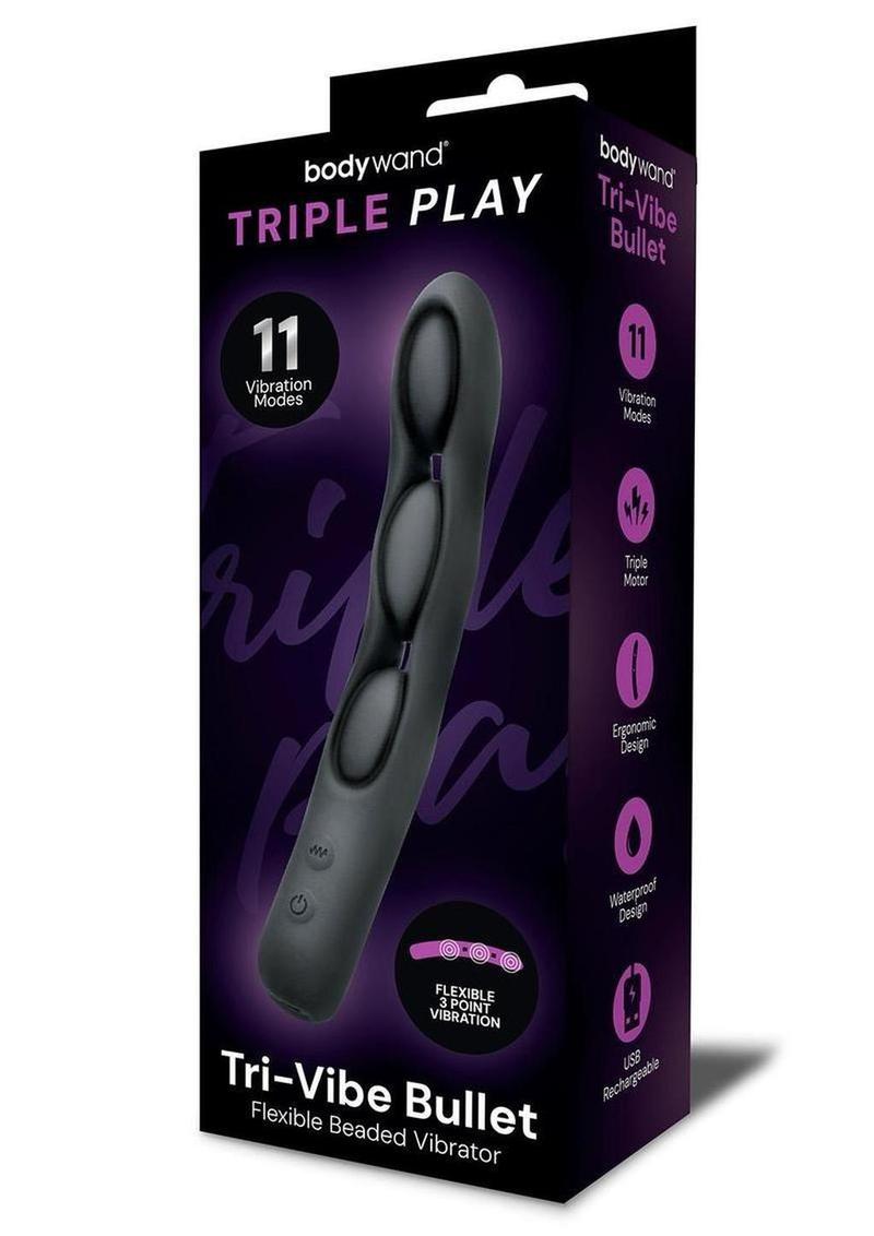 flexible three point bullet vibrator