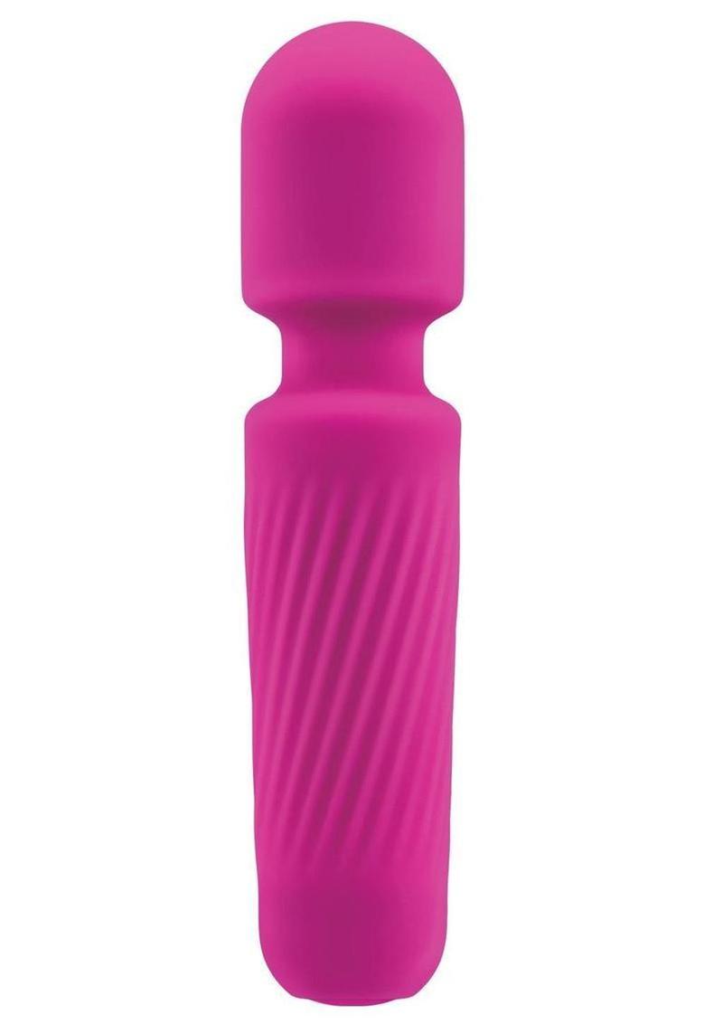 wand massager head texture close up