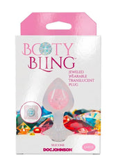 Booty Bling jeweled anal plug crystal base
