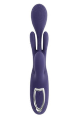dual stimulation silicone vibrator clitoral and internal stimulation toy