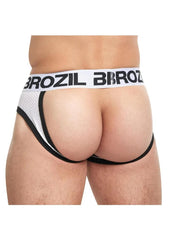 Brozil Ultra Sports Mesh Bulge Brief - White - Large/XLarge