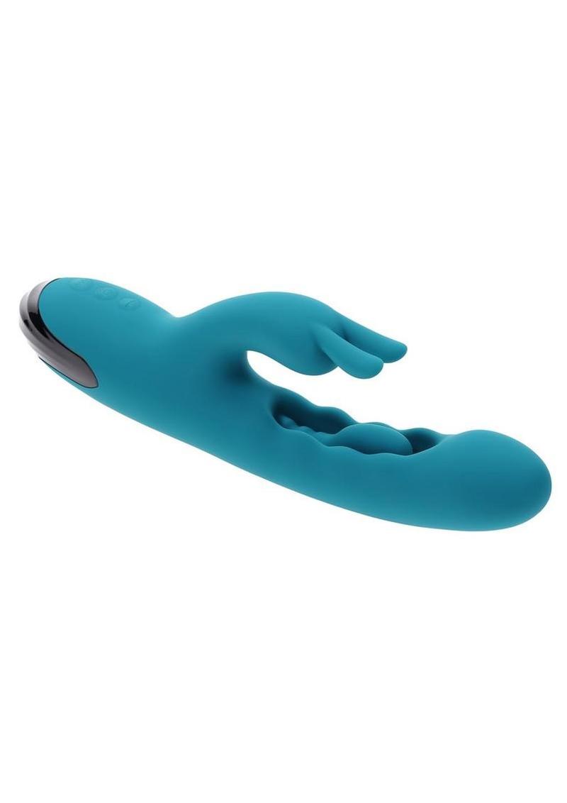 rabbit vibrator angled for G-spot targeting