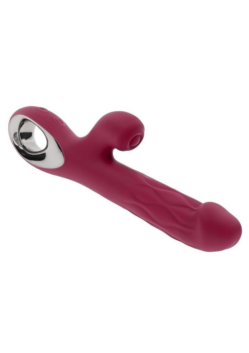 dual action vibrator for intense blended pleasure