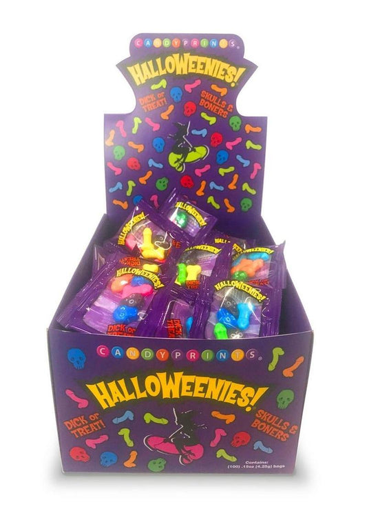 Candy Prints Halloweenies! Minis - 100 Packs Per Display