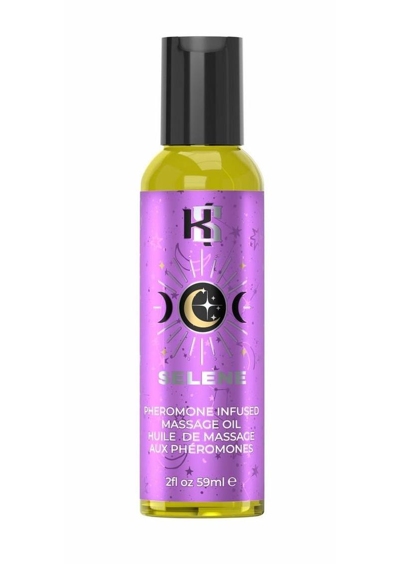selene pheromone massage oil bottle
