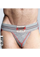 Champ Vintage Sweatshirt Jock - Gray Heather - Large