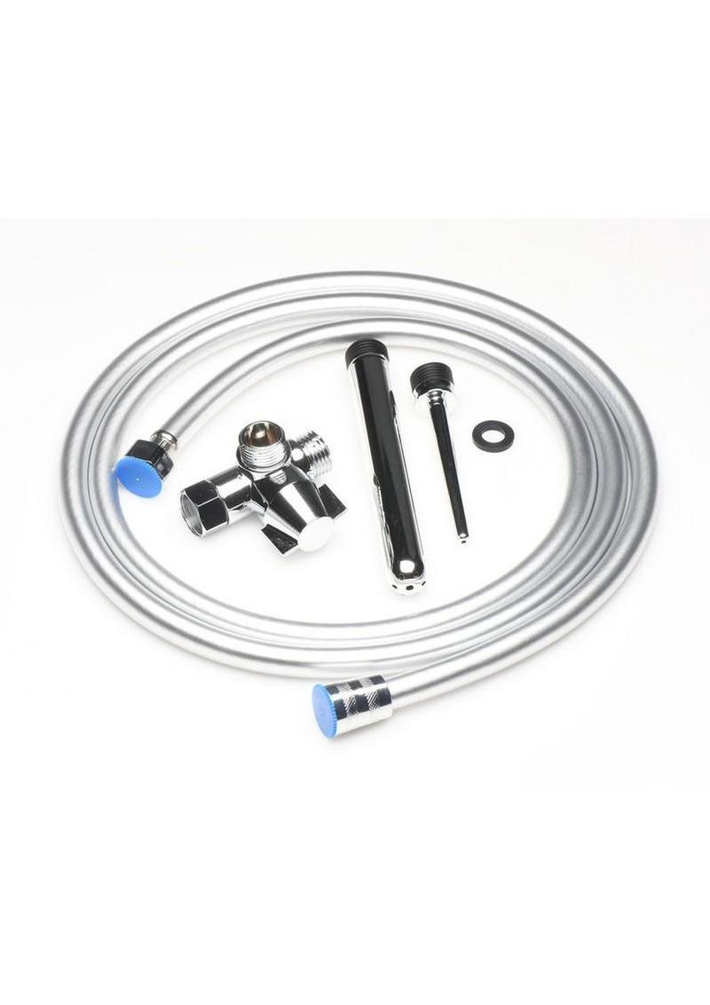 Cleanstream Shower Enema - Silver - Set