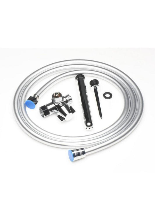 Cleanstream Shower Enema - Silver - Set