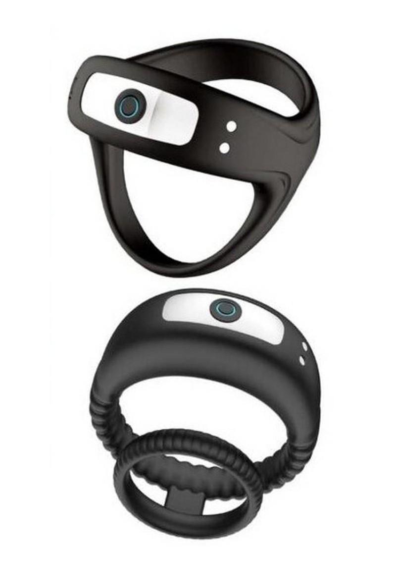 cock ring stretched to show elasticity