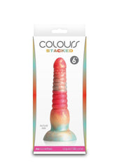 Colours Stacked Silicone Dildo