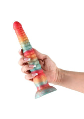 Colours Stacked Silicone Dildo