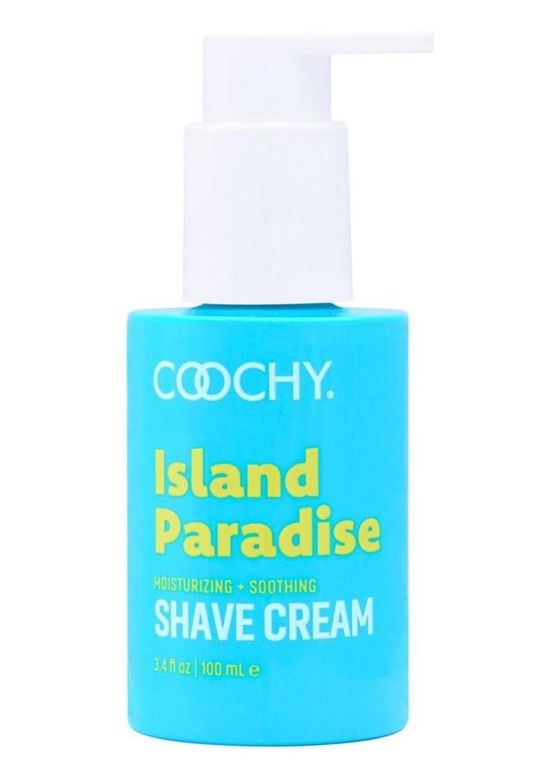tropical scented shave cream tube