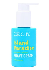 tropical scented shave cream tube