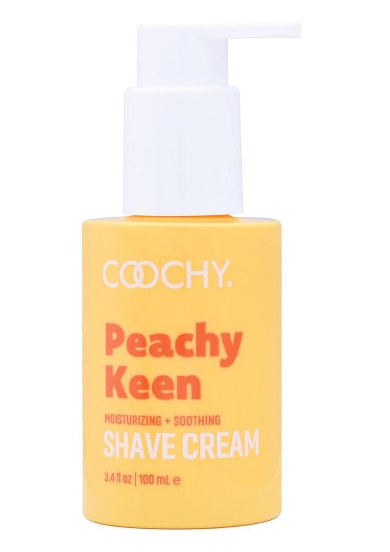 peach scented shave cream tube