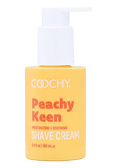 peach scented shave cream tube