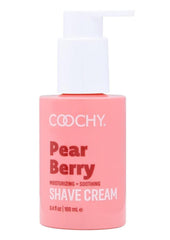 pear scented shave cream tube