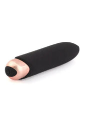 Coquette The Bebe Rechargeable Silicone Bullet - Black/Gold