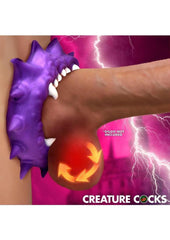 vibrating cock ring control button detail