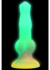 silicone glow in the dark vibrator for adult pleasure