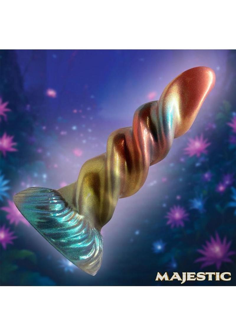 suction base dildo closeup shot