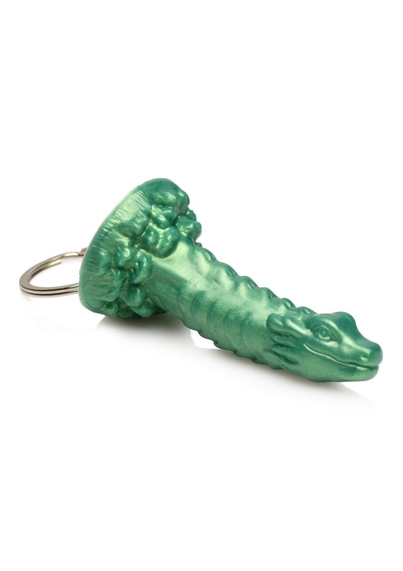 Creature Cocks Cockness Monster Keychain - Green/Metal