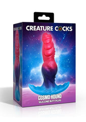 Creature Cocks Cosmo Hound Silicone Butt Plug - Multicolor