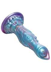 weird sex toy mermaid dildo with layered texture zones