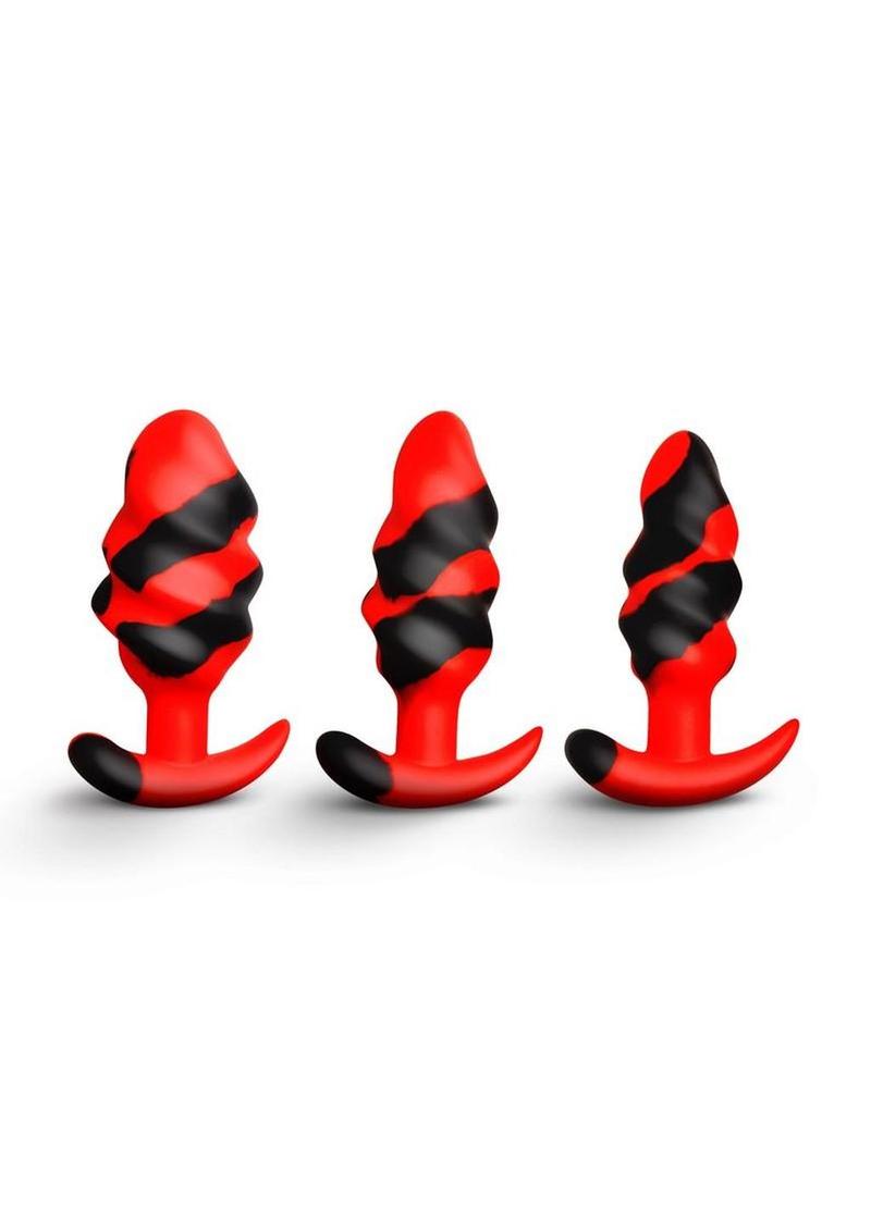 extreme sex toys silicone plug set for progression