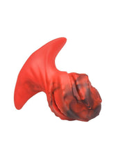 Creature Cocks Dragonspawn Silicone Butt Plug - Red - Medium