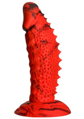 Creature Cocks Gojira Silicone Dildo - Black/Red