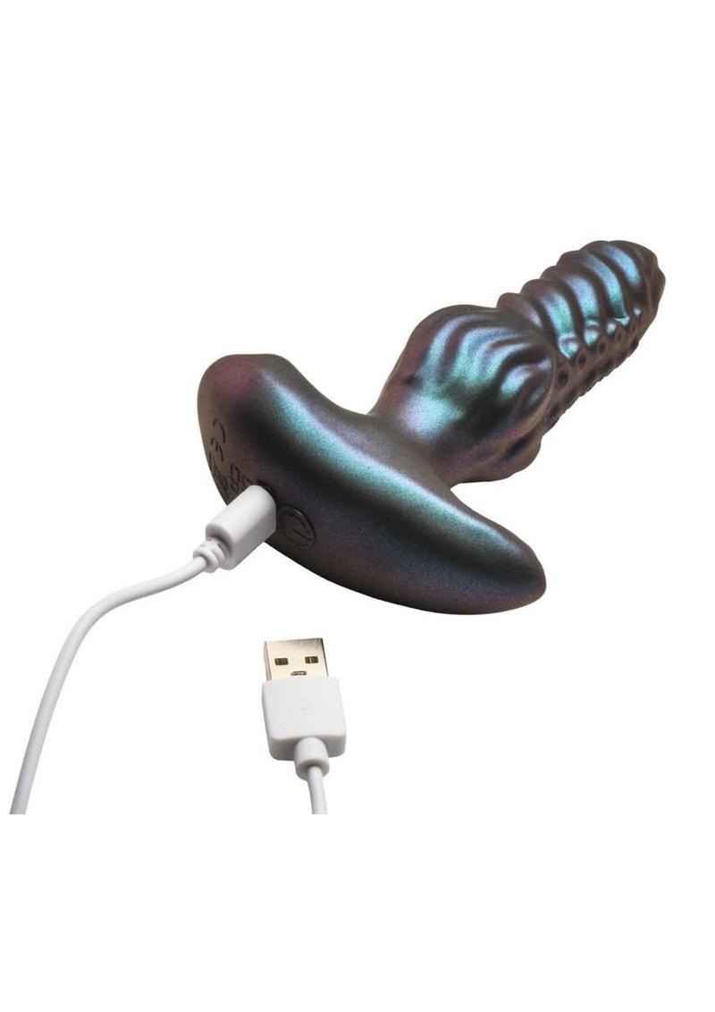 weird sex toy rotating motion plug with flexible neck design